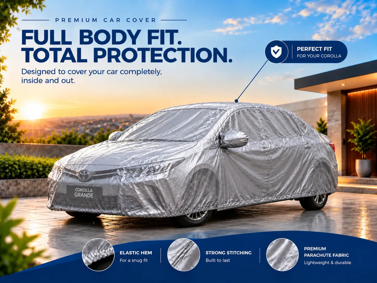 Toyota Corolla New Shape Premium Parachute Top Cover