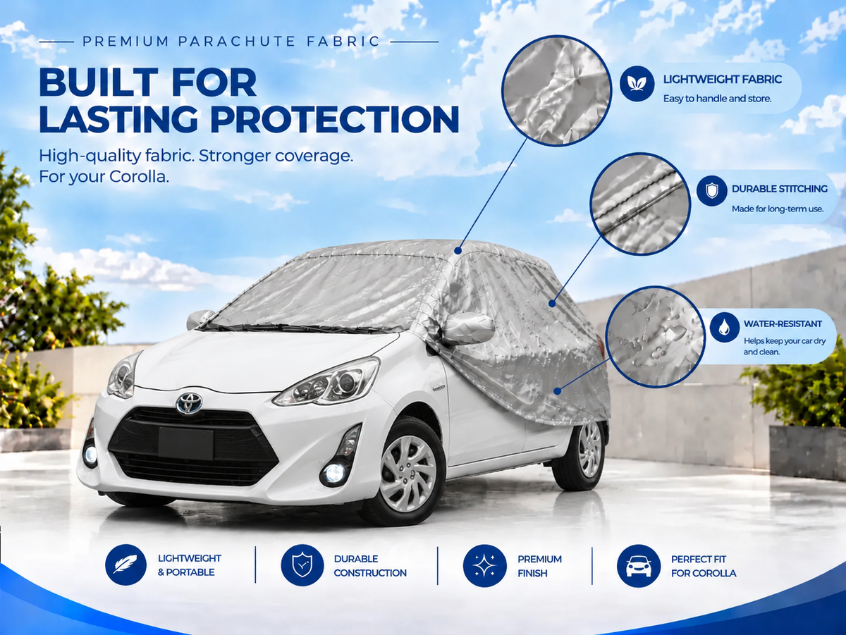 Toyota Aqua Premium Parachute Top Cover